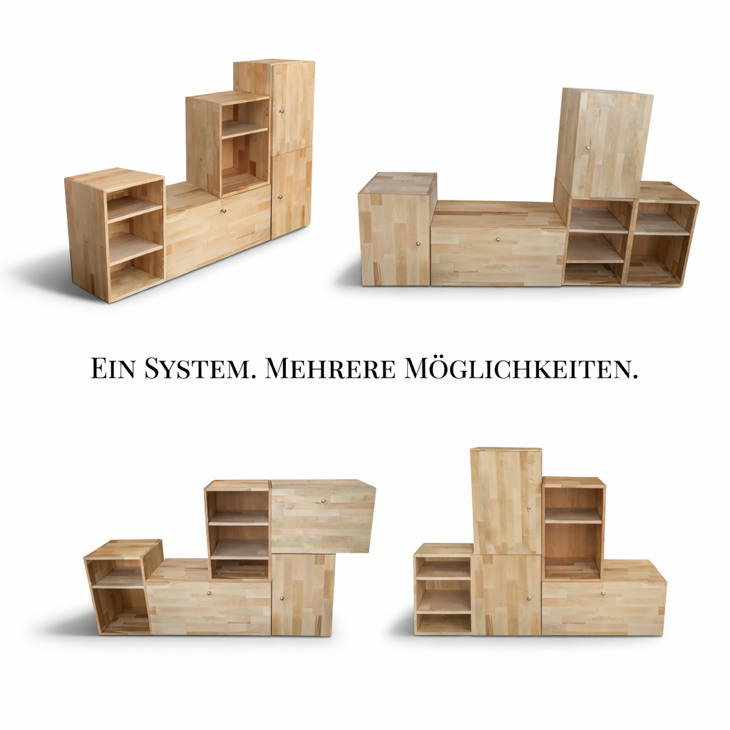 MOVE LIVING Kombinationsmöglichkeiten: Erweiterbare Modul