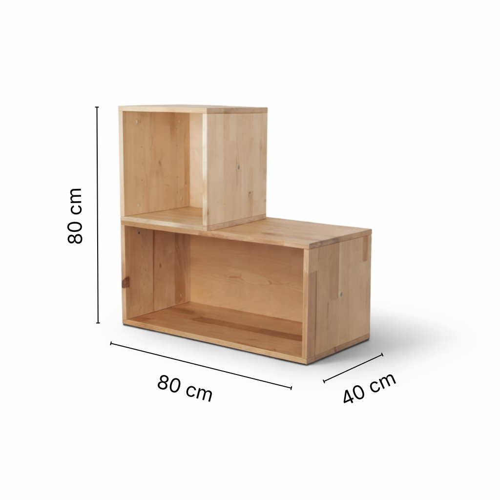 MOVE Erweiterungsset 40+80 – Maßzeichnung mit Abmessungen der Module