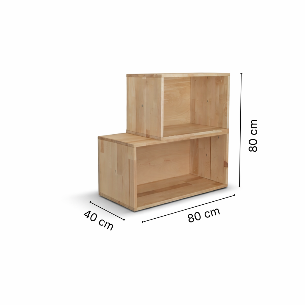 MOVE Erweiterungsset 60+80 – Maßzeichnung mit Abmessungen der Module