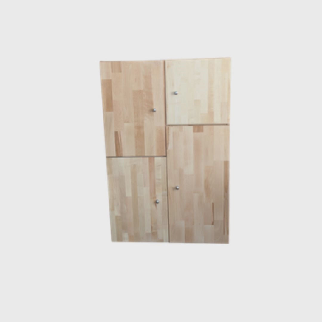 Move Compact - Der kompakte Einstieg... – Modulares Stauraum-Set Echtholz, mehrfach zerlegbar (4 Module) | Noblum